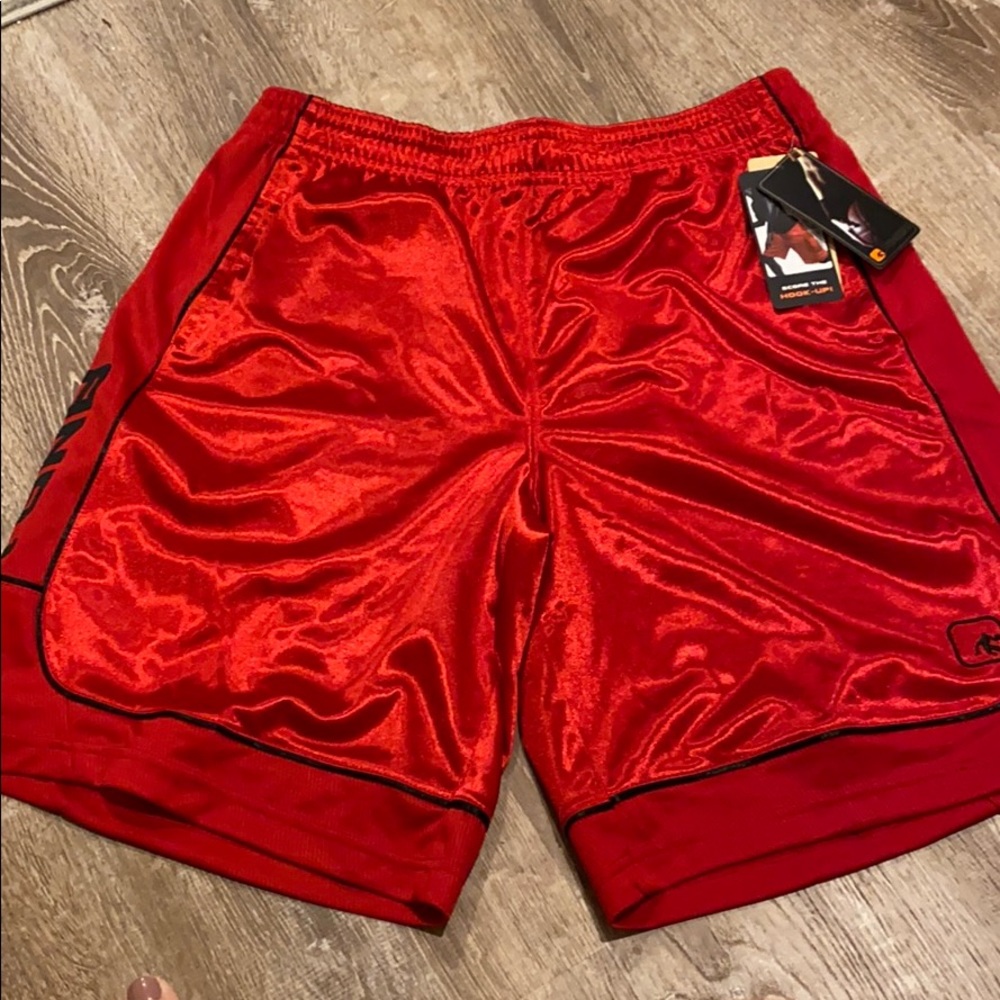 Men’s basketball shorts.